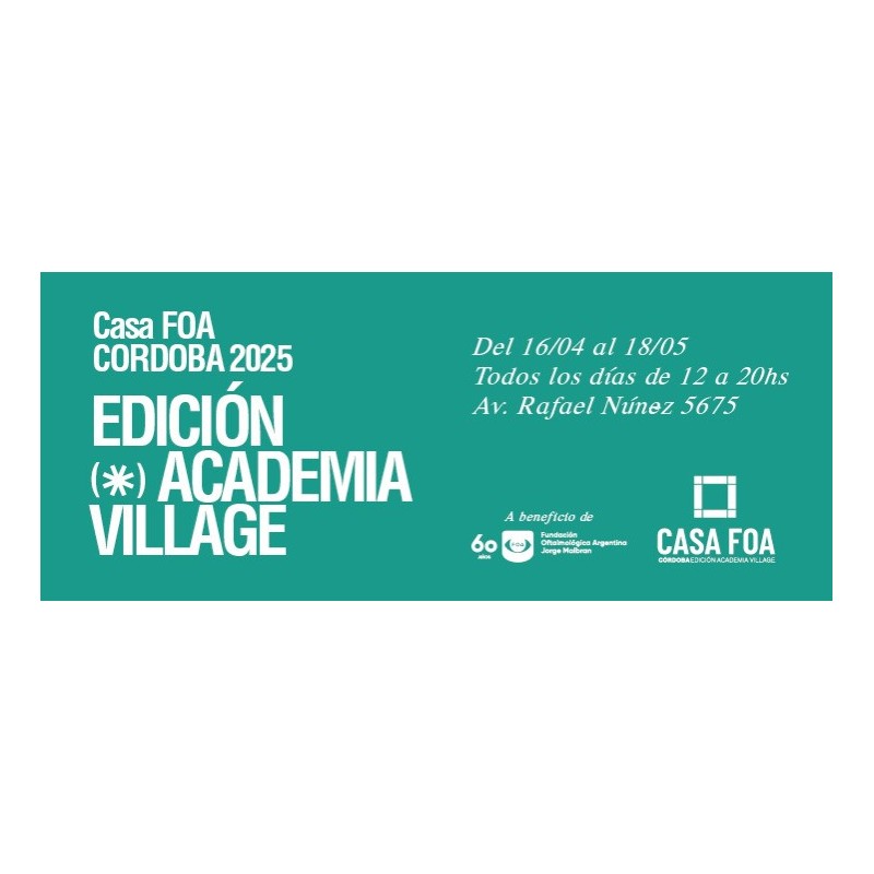 UN PAR de entradas para CASA FOA CÓRDOBA - Edición Village UN PAR de entradas para CASA FOA CÓRDOBA - Edición Village