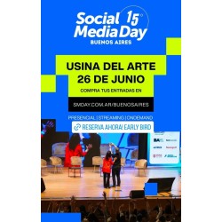 UNA entrada para el Social Media Day en Capital Federal el jueves 26/06/2025