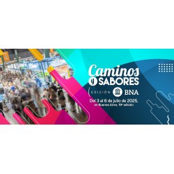 UN PAR DE ENTRADAS para Caminos y Sabores en La Rural de Palermo (Ciudad de Buenos Aires).
