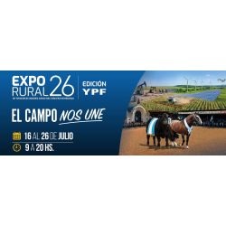 UNA ENTRADA para Expo Rural 2026